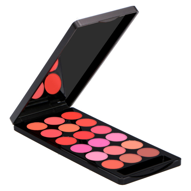 Lipcolourbox Lip palette met 18 kleuren