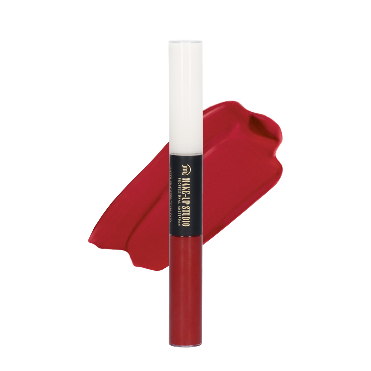 Matte Silk Effect Lip Duo Lipstick - Sincerely Red - Make-up Studio