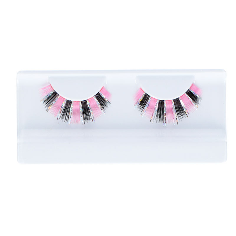 Lashes Glitter & Glamour Black & Pink